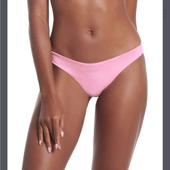Maaji Rose Lemonade Flirt Thin Side Bikini Bottom reversible sz medium NWOT pink - Picture 8 of 11